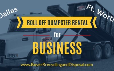 Roll Off Dumpster Rental for Businesses