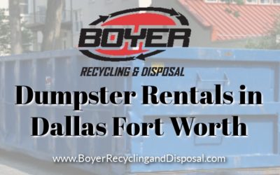 Dumpster Rentals in Dallas Fort Worth