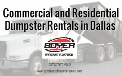 Commercial and Residential Dumpster Rentals in Dallas