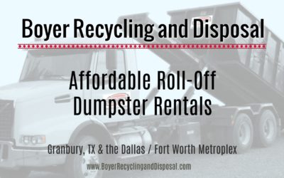 Affordable Roll-Off Dumpster Rentals in Dallas